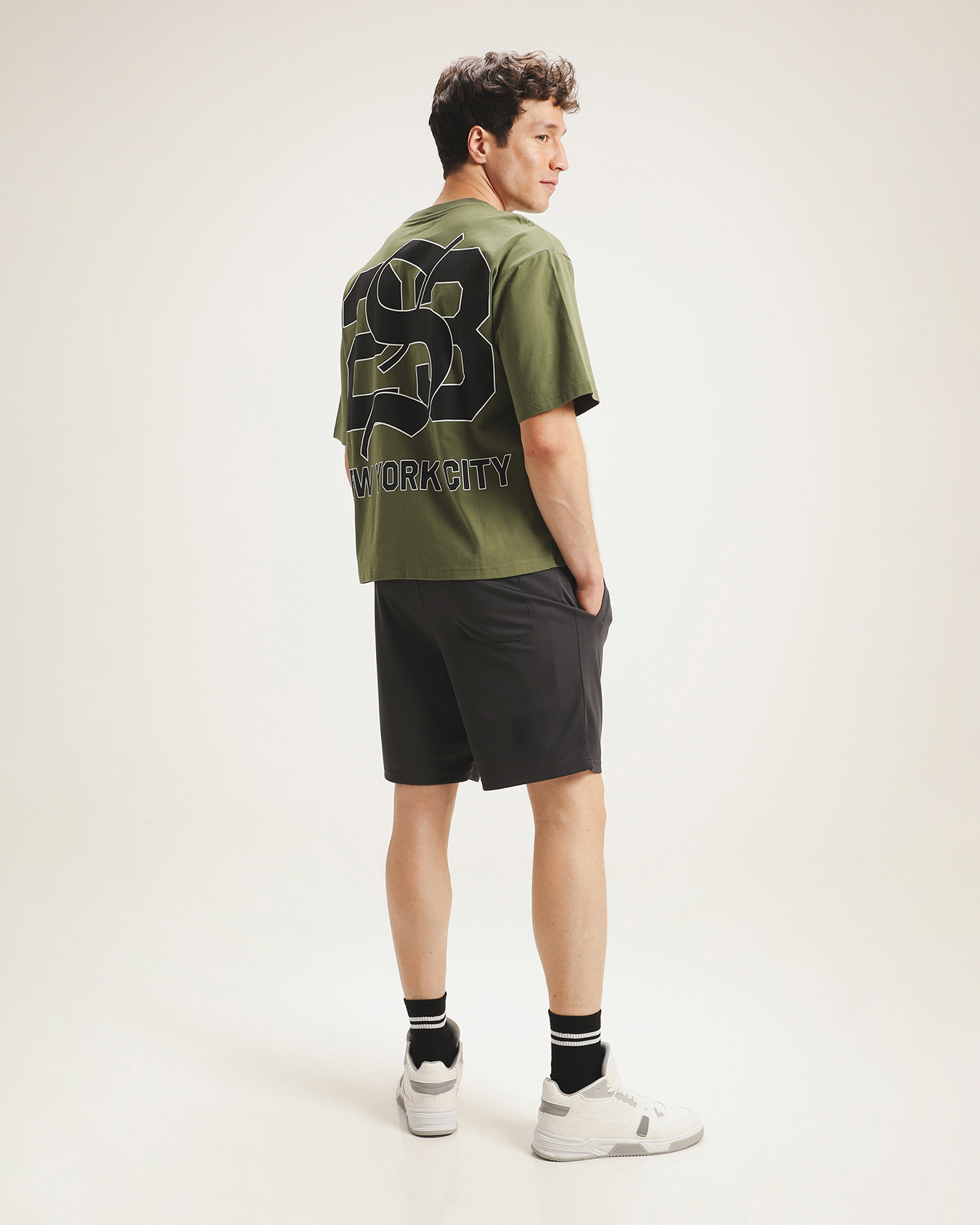 Short Gris Relaxed 3 Short Gris Relaxed