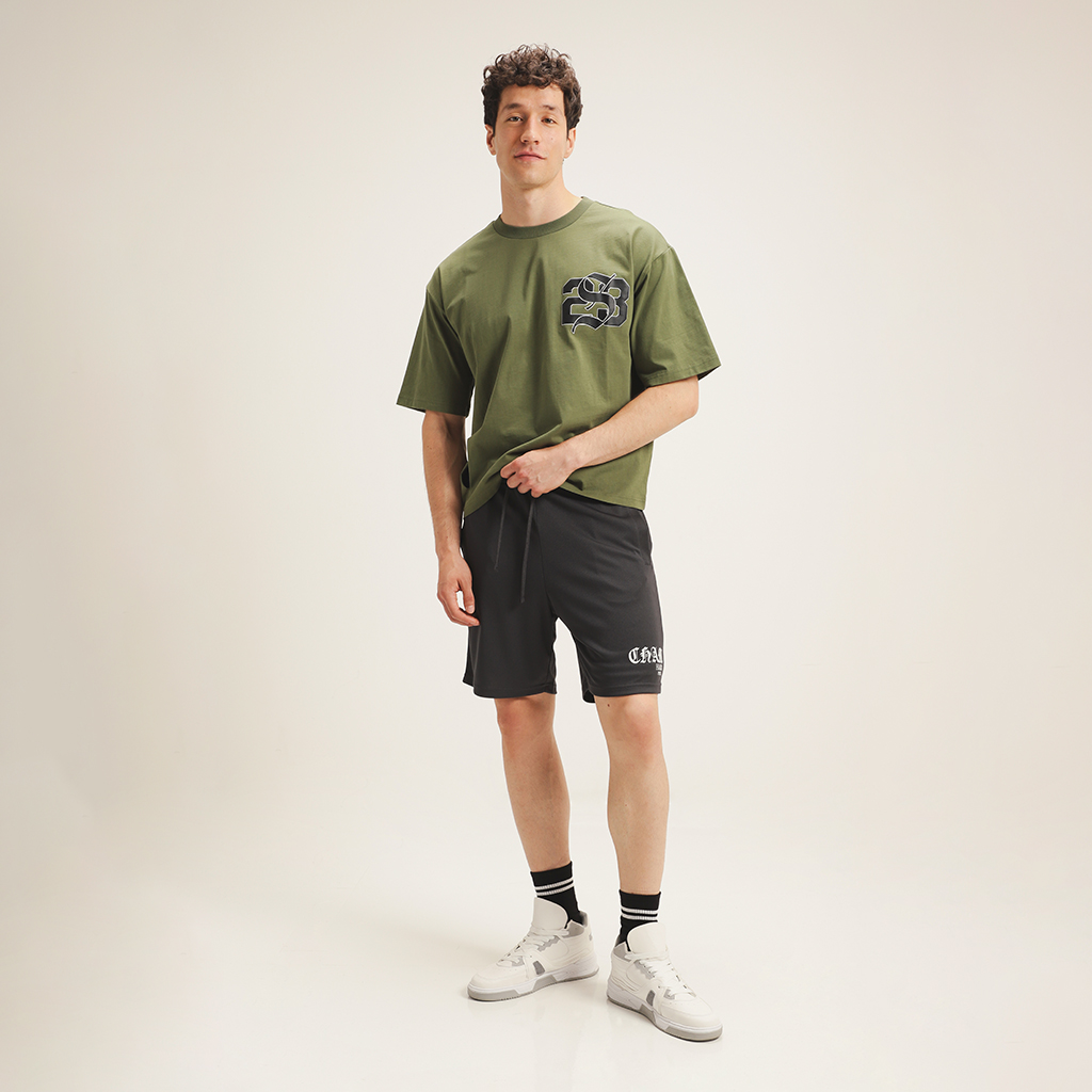Short Gris Relaxed 6 Short Gris Relaxed