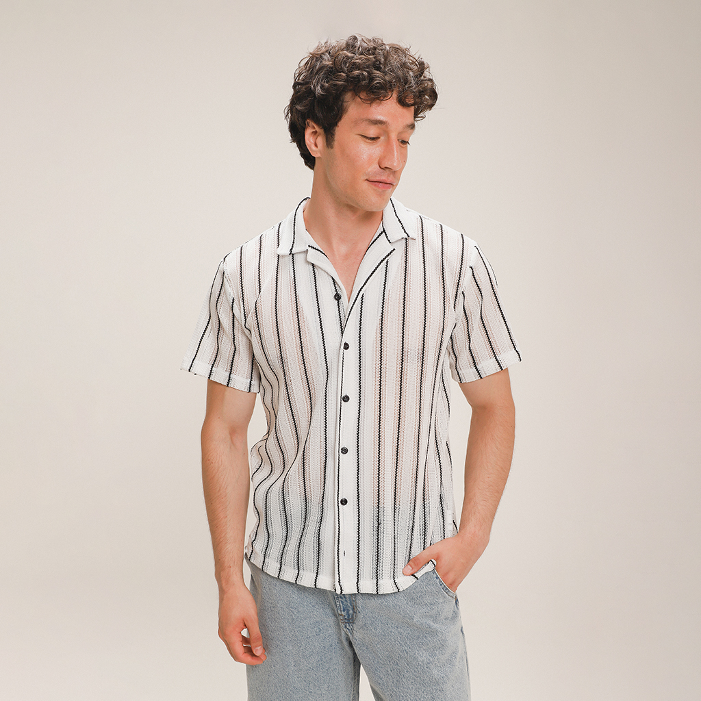 Camisa Relaxed Textura 6 Camisa Relaxed Textura