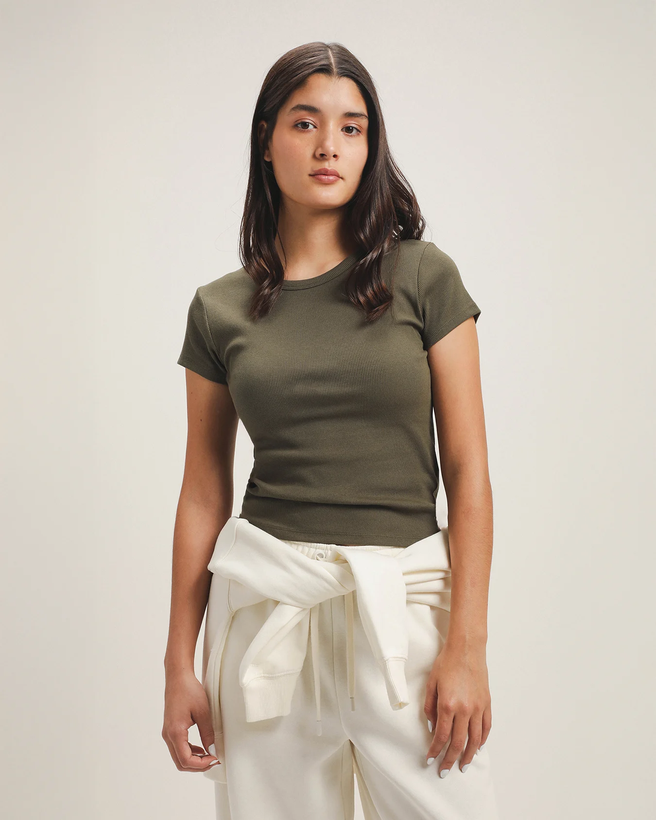 Playera Verde Manga Corta 1 Playera Verde Manga Corta