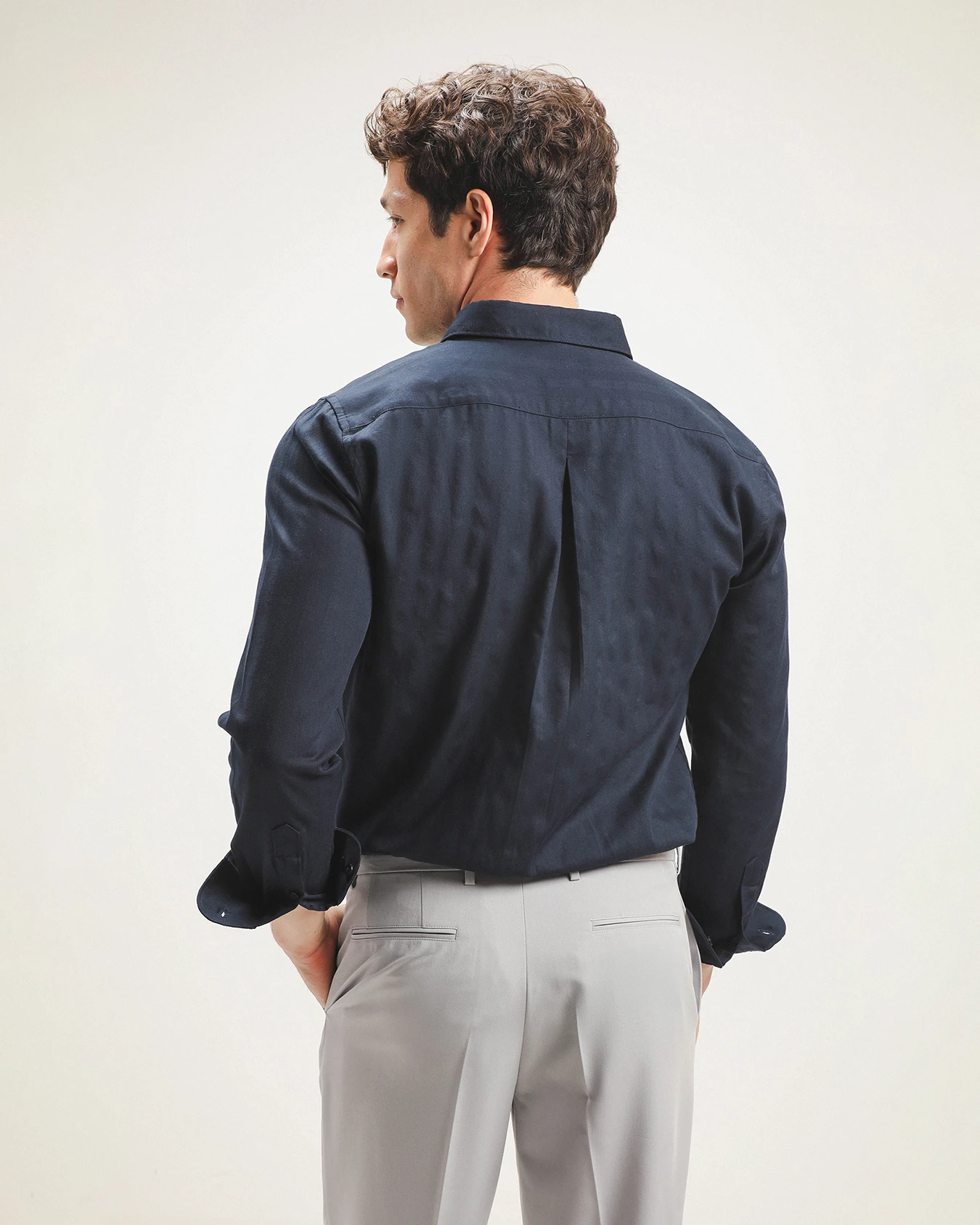 Camisa Fit Regular Azul 2 Camisa Fit Regular Azul