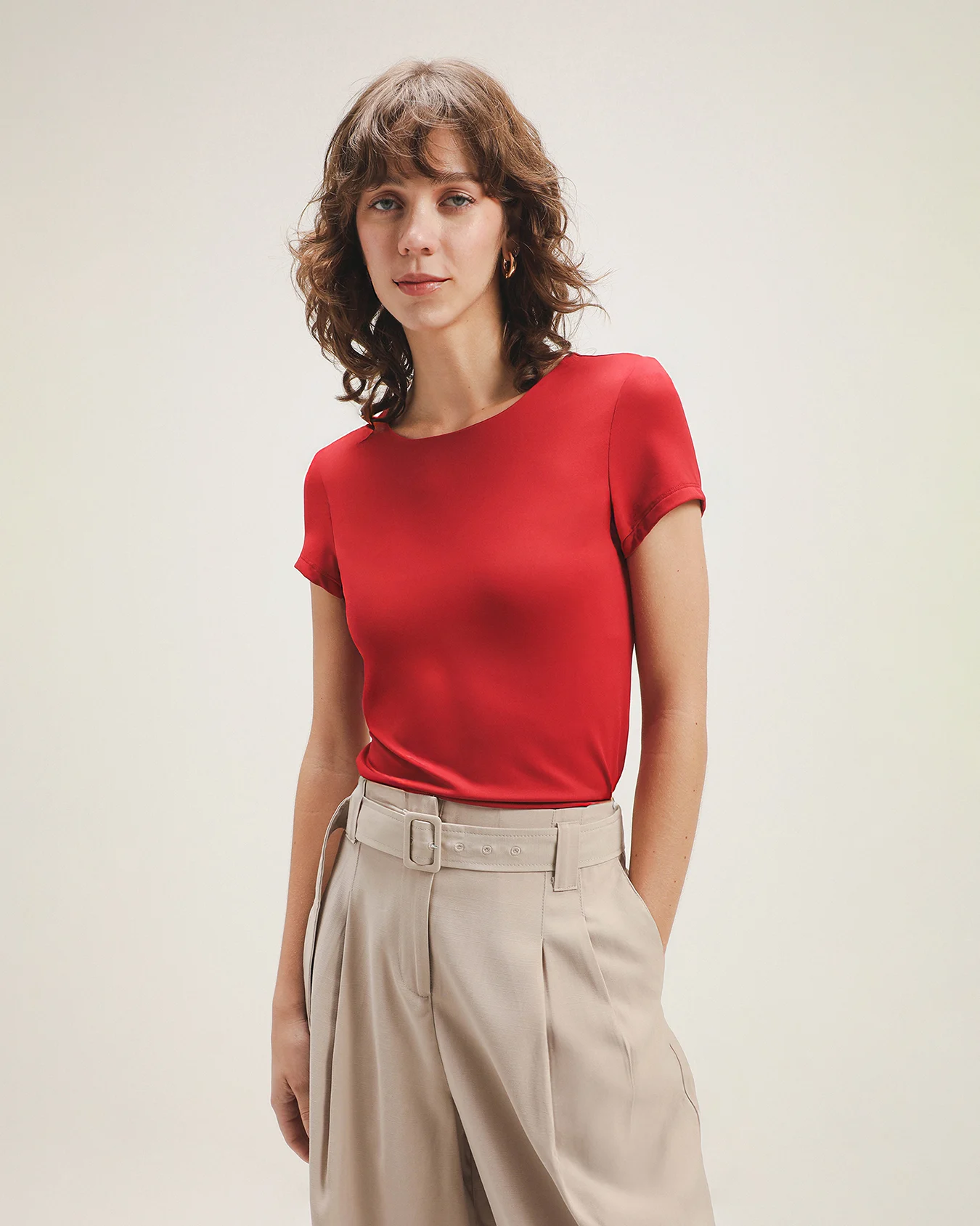 Crop Top Rojo