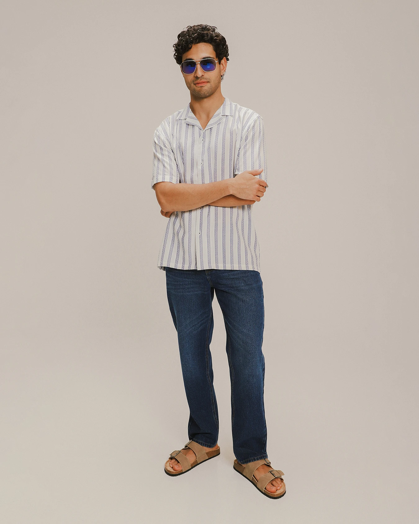 Camisa Rayas Fit Relajado 1 Camisa Rayas Fit Relajado