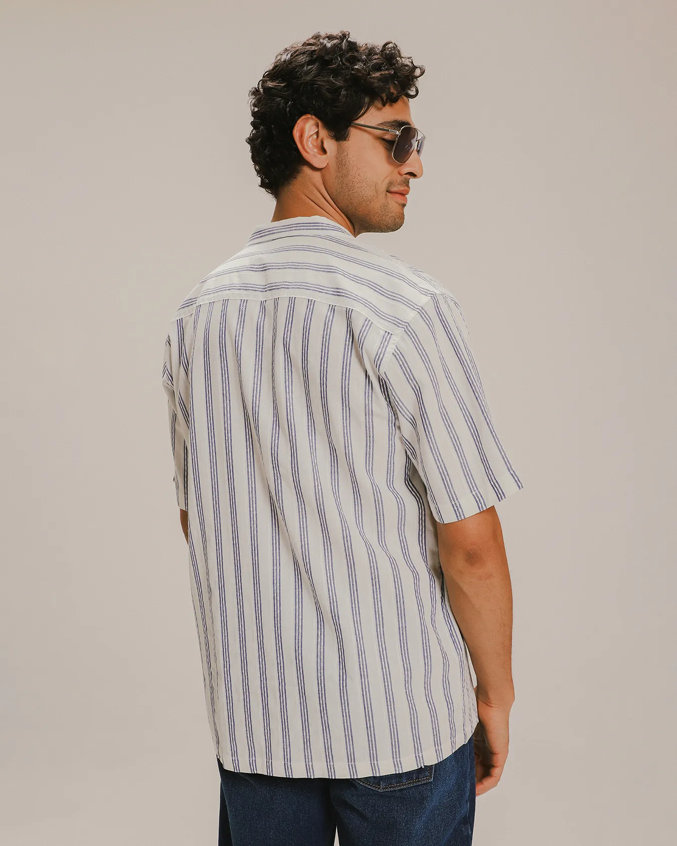 Camisa Rayas Fit Relajado 3 Camisa Rayas Fit Relajado