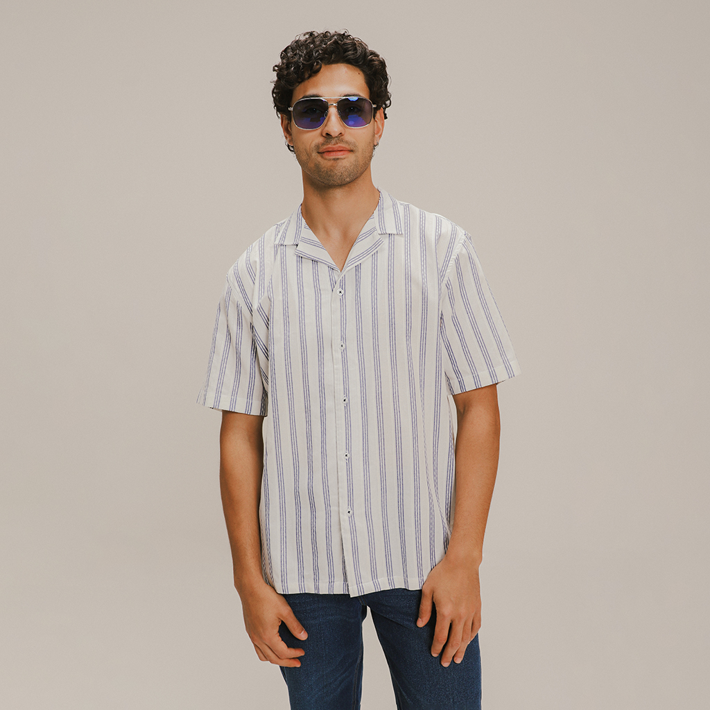 Camisa Rayas Fit Relajado 6 Camisa Rayas Fit Relajado