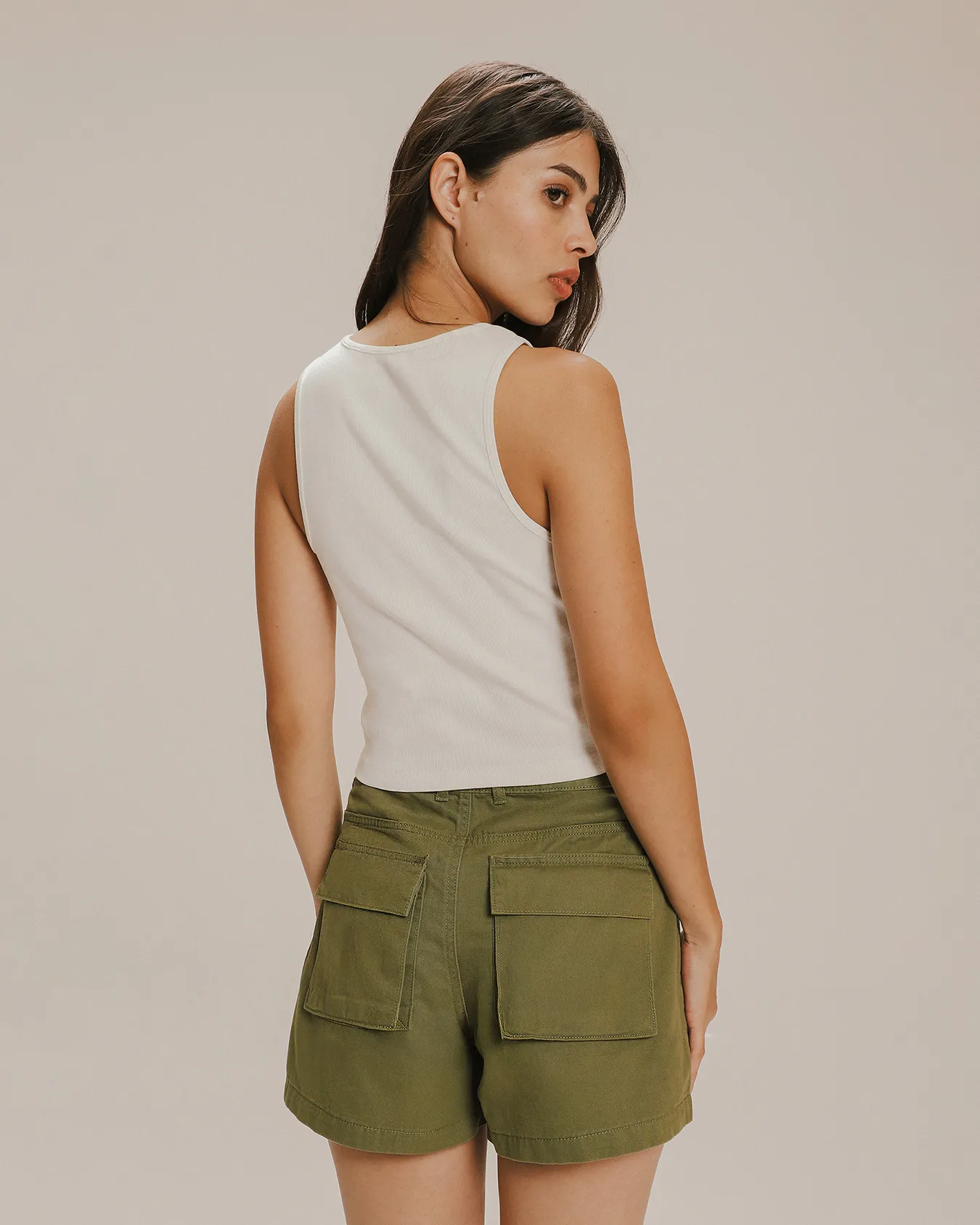 Playera Cropped Sin Mangas 2 Playera Cropped Sin Mangas