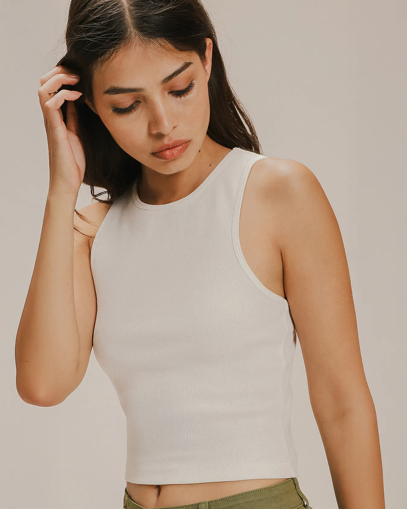 Playera Cropped Sin Mangas 3 Playera Cropped Sin Mangas