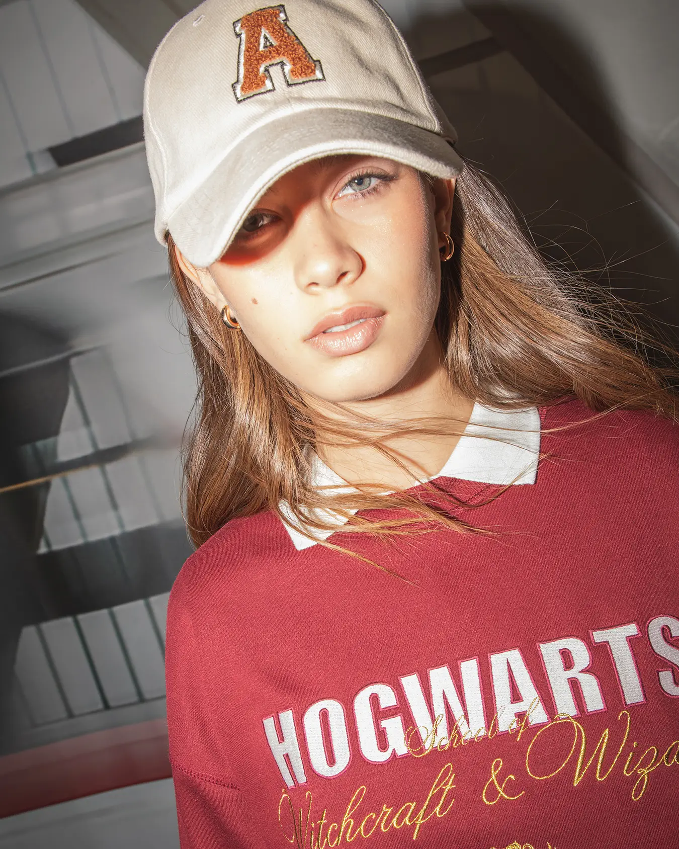 Gorra Beige Bordada