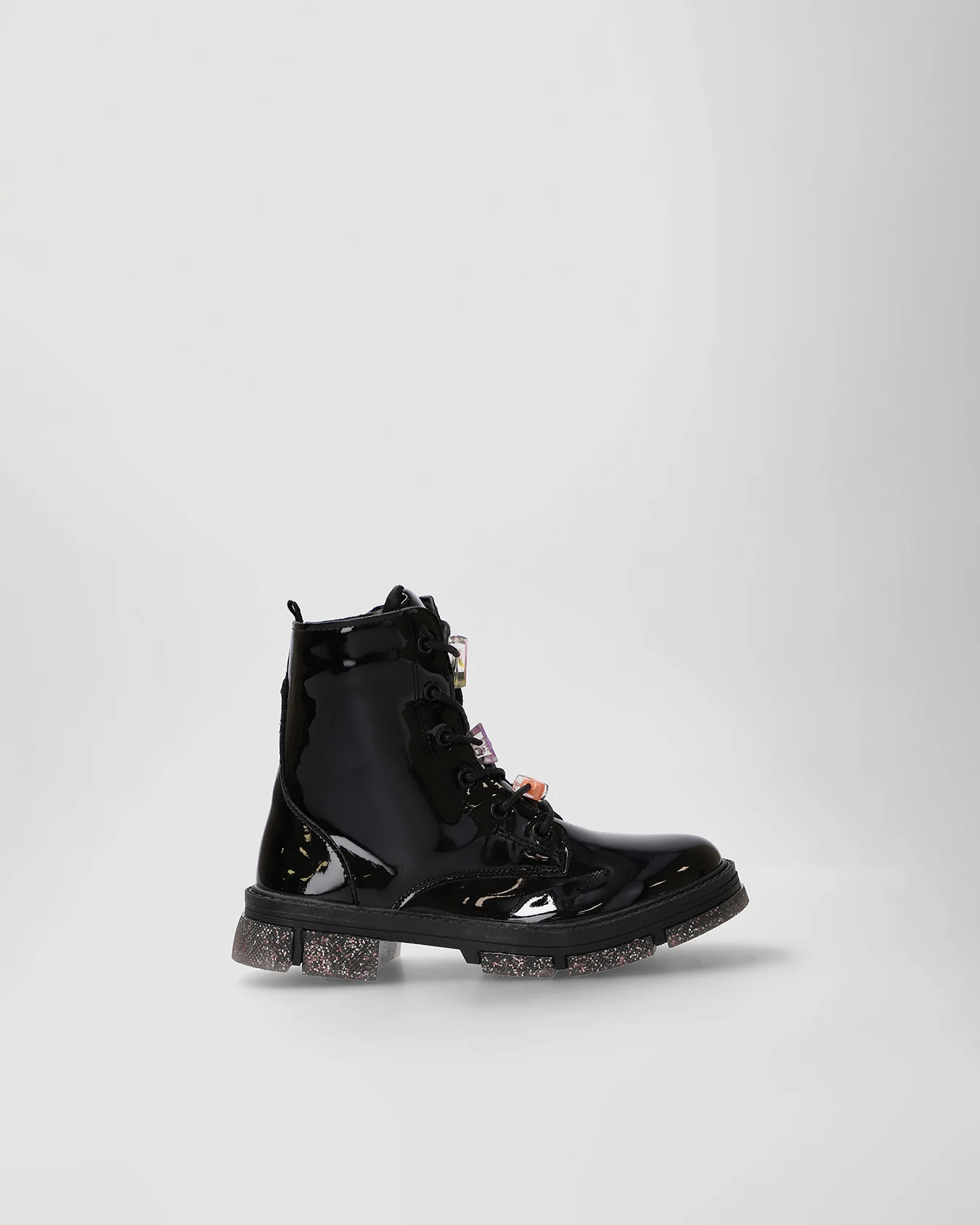Botas Combat Cuentas Agujetas