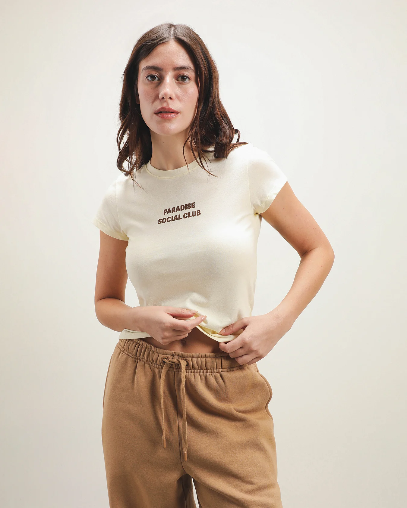 Playera Amarilla Estampada