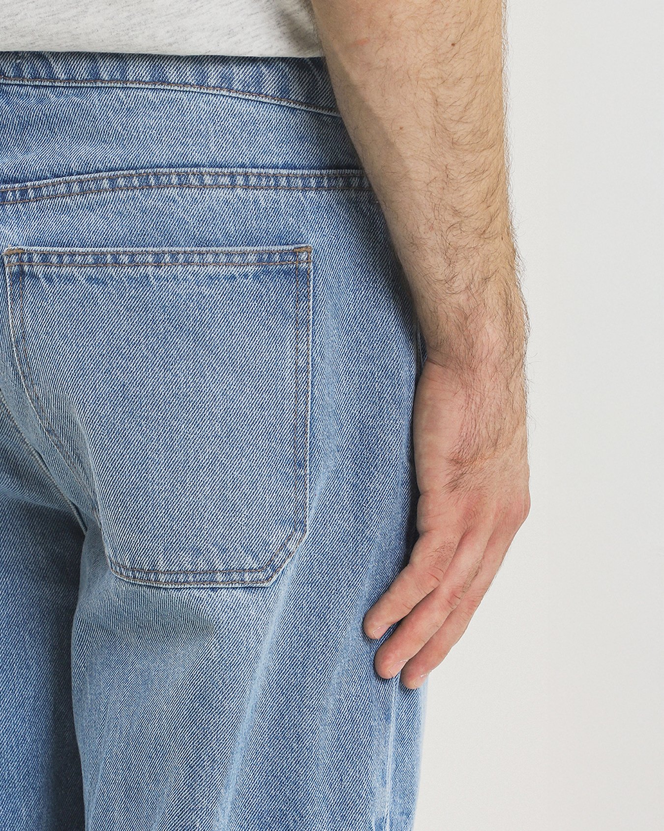 Jeans Straight Cargo Azul Cielo 4 Jeans Straight Cargo Azul Cielo