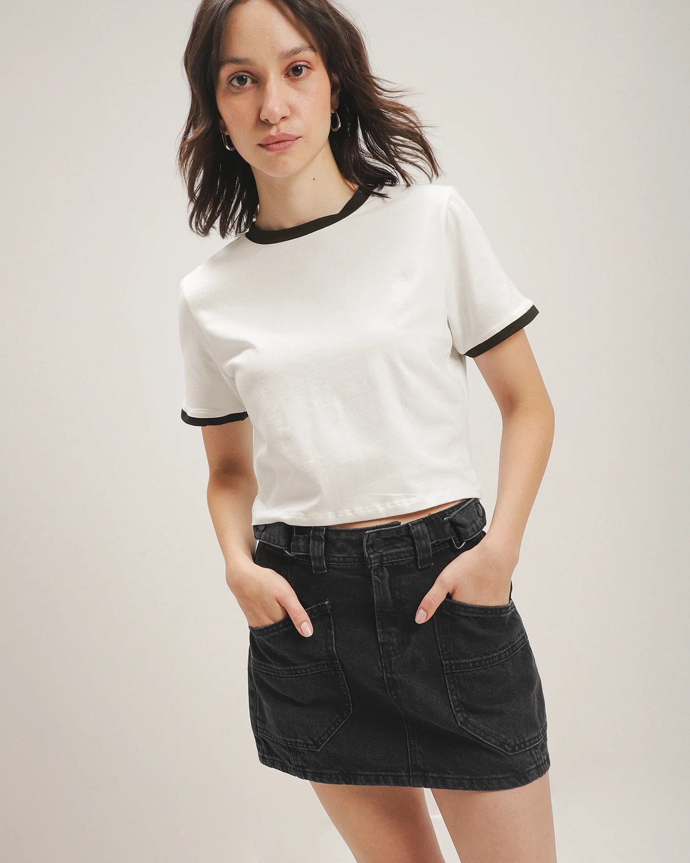 Crop Top Ringer