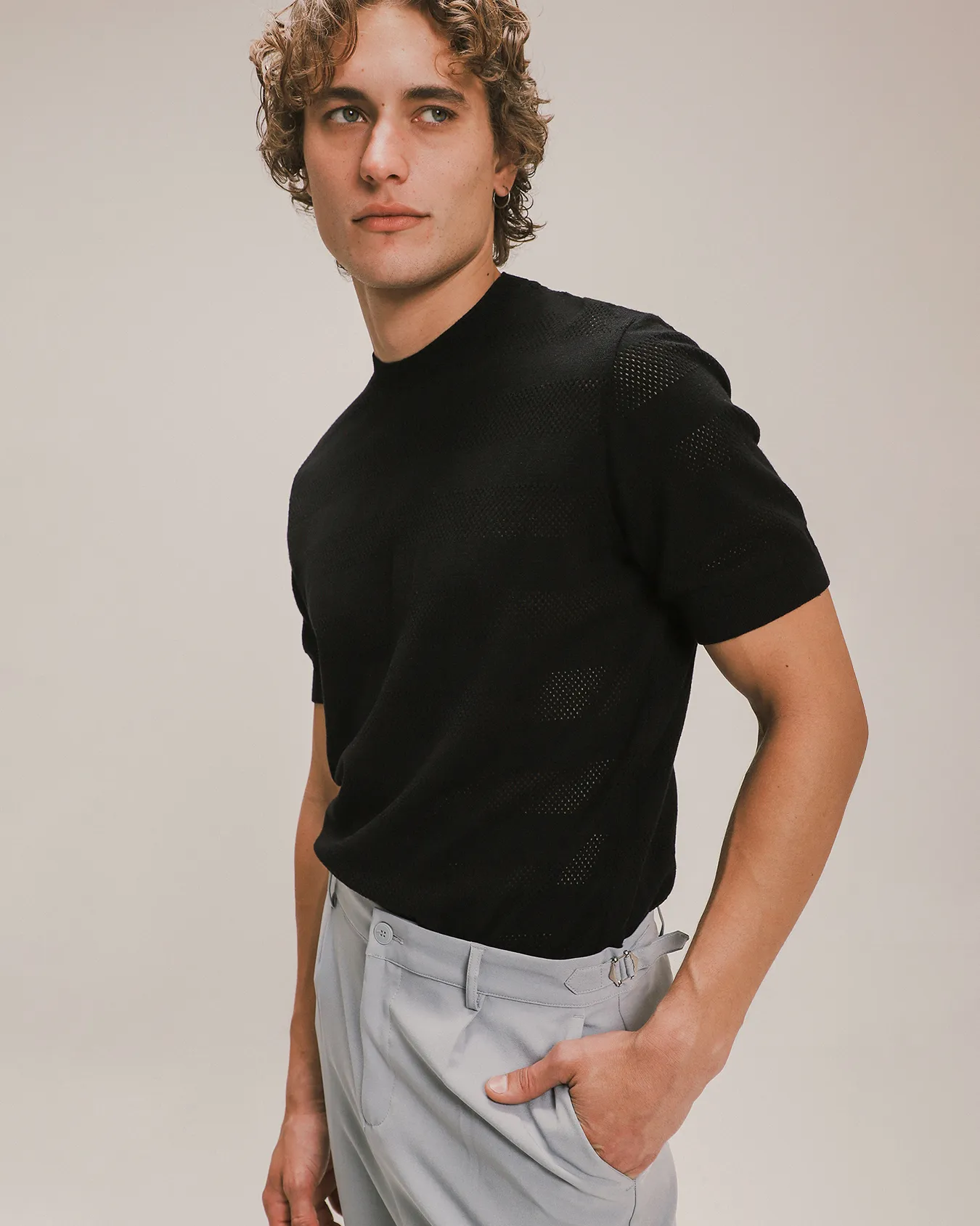 Playera Negra Con Rayas 3 Playera Negra Con Rayas
