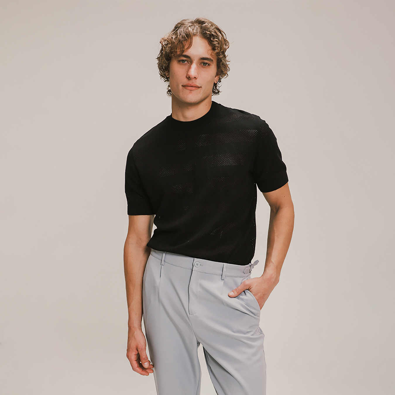 Playera Negra Con Rayas 6 Playera Negra Con Rayas