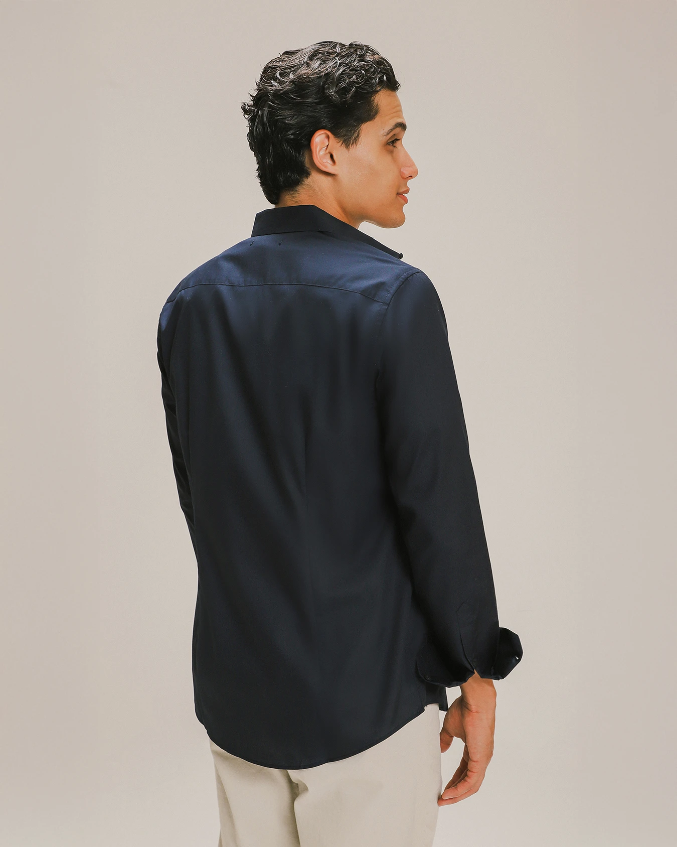 Camisa Azul Fit Slim 3 Camisa Azul Fit Slim