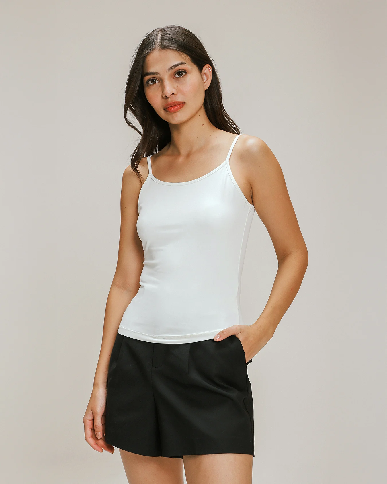 Top Blanco De Tirantes