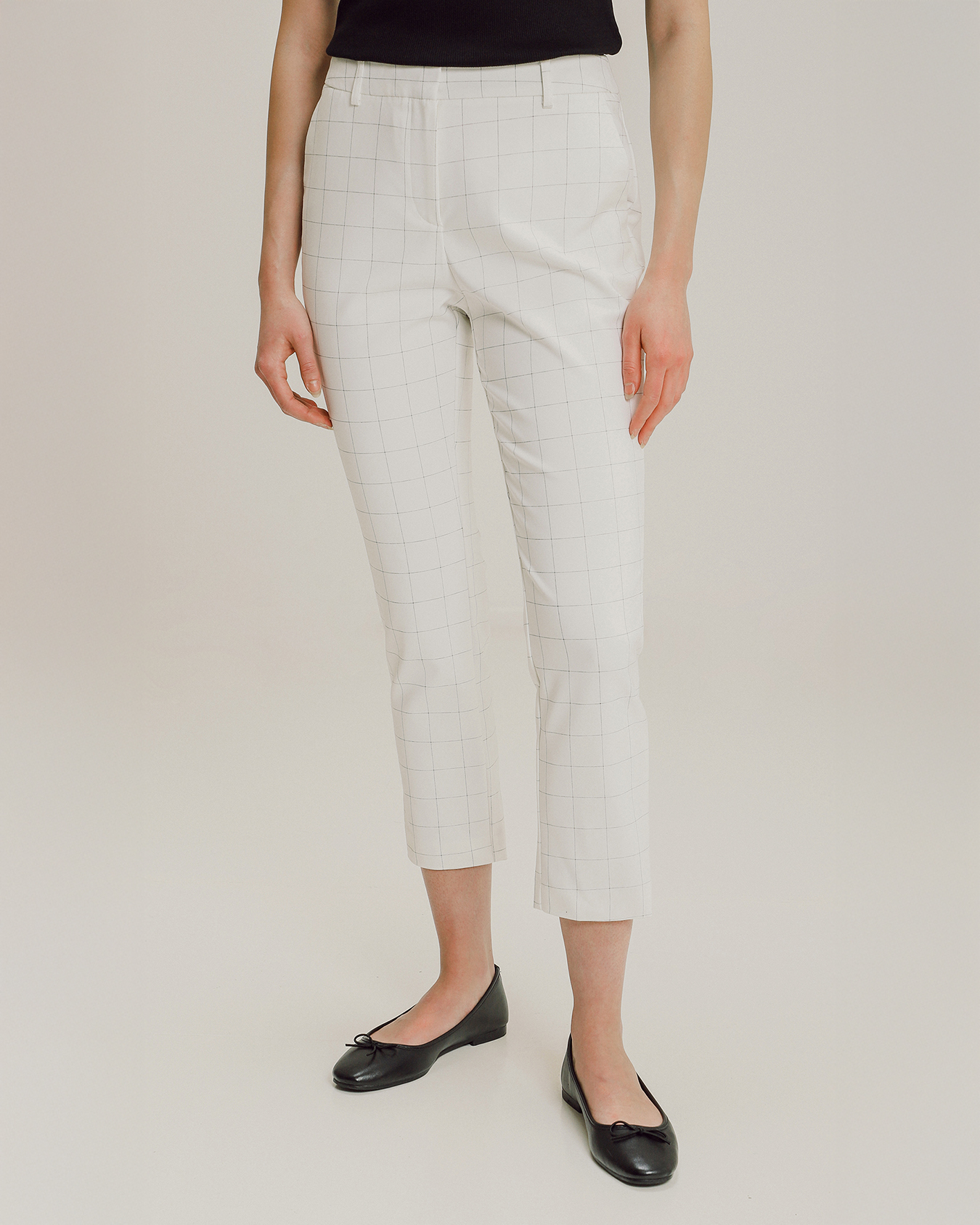 Pantalón Cropped Blanco 1 Pantalón Cropped Blanco