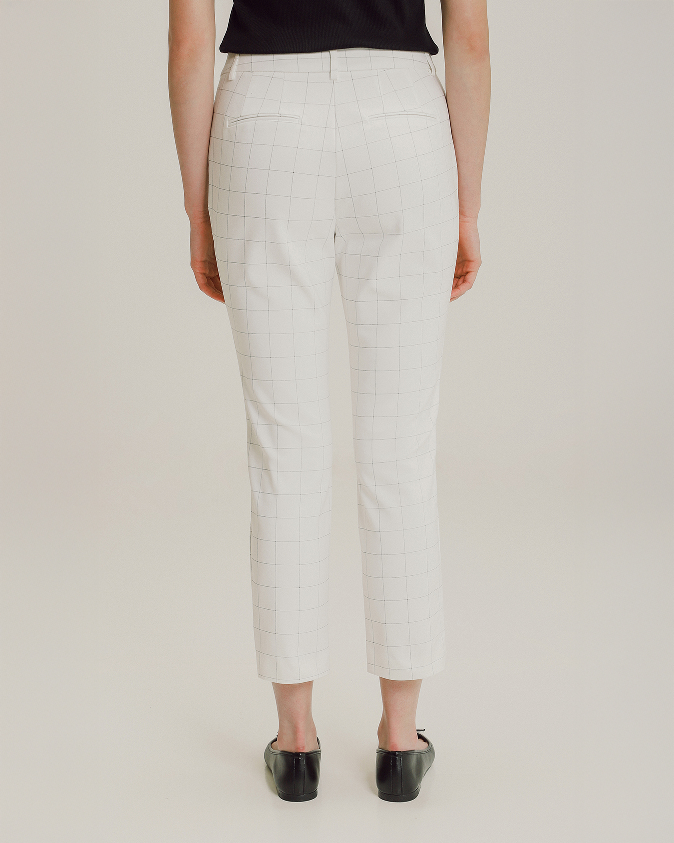 Pantalón Cropped Blanco 2 Pantalón Cropped Blanco