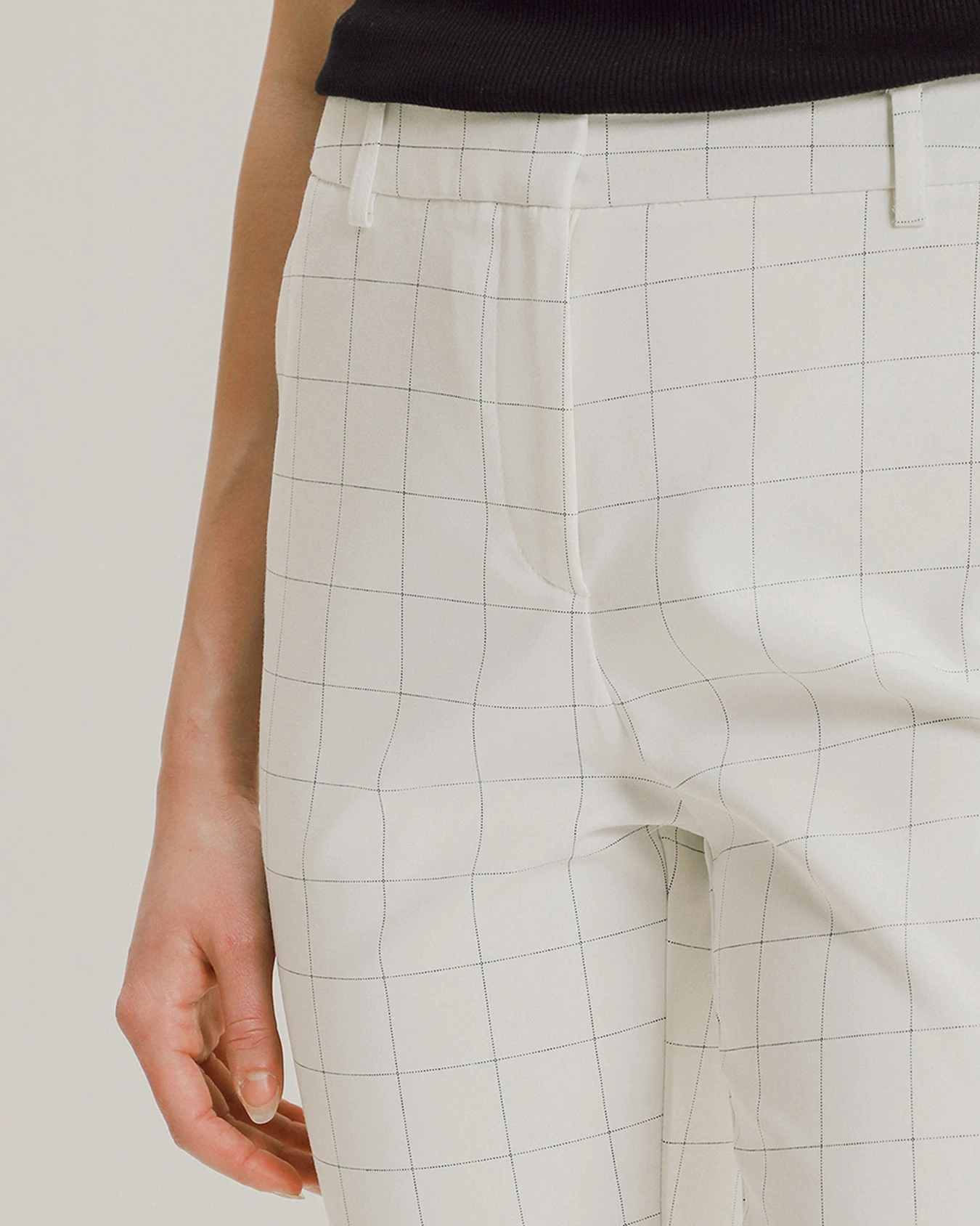 Pantalón Cropped Blanco 3 Pantalón Cropped Blanco