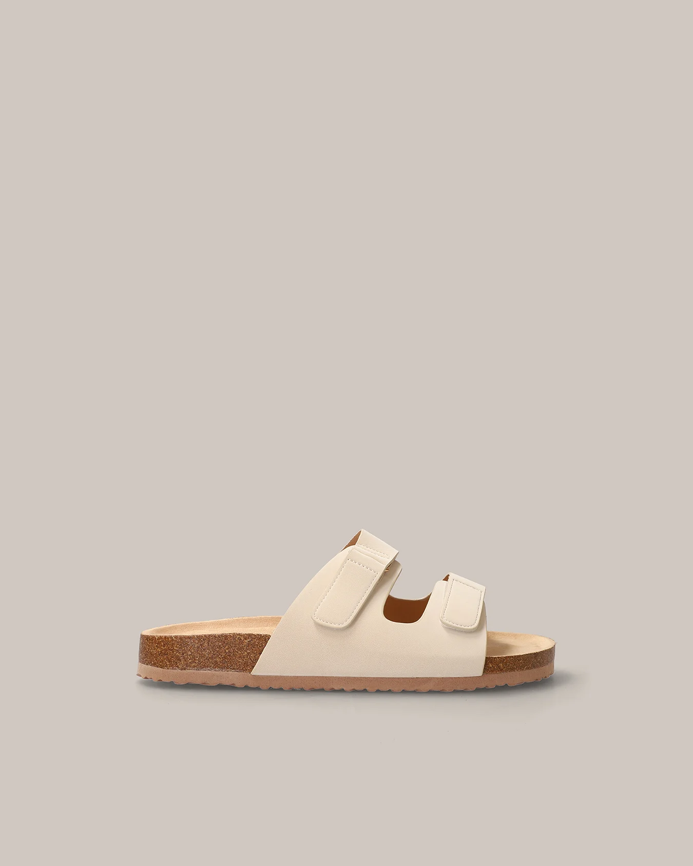 Sandalias Planas Tiras Adhesivas