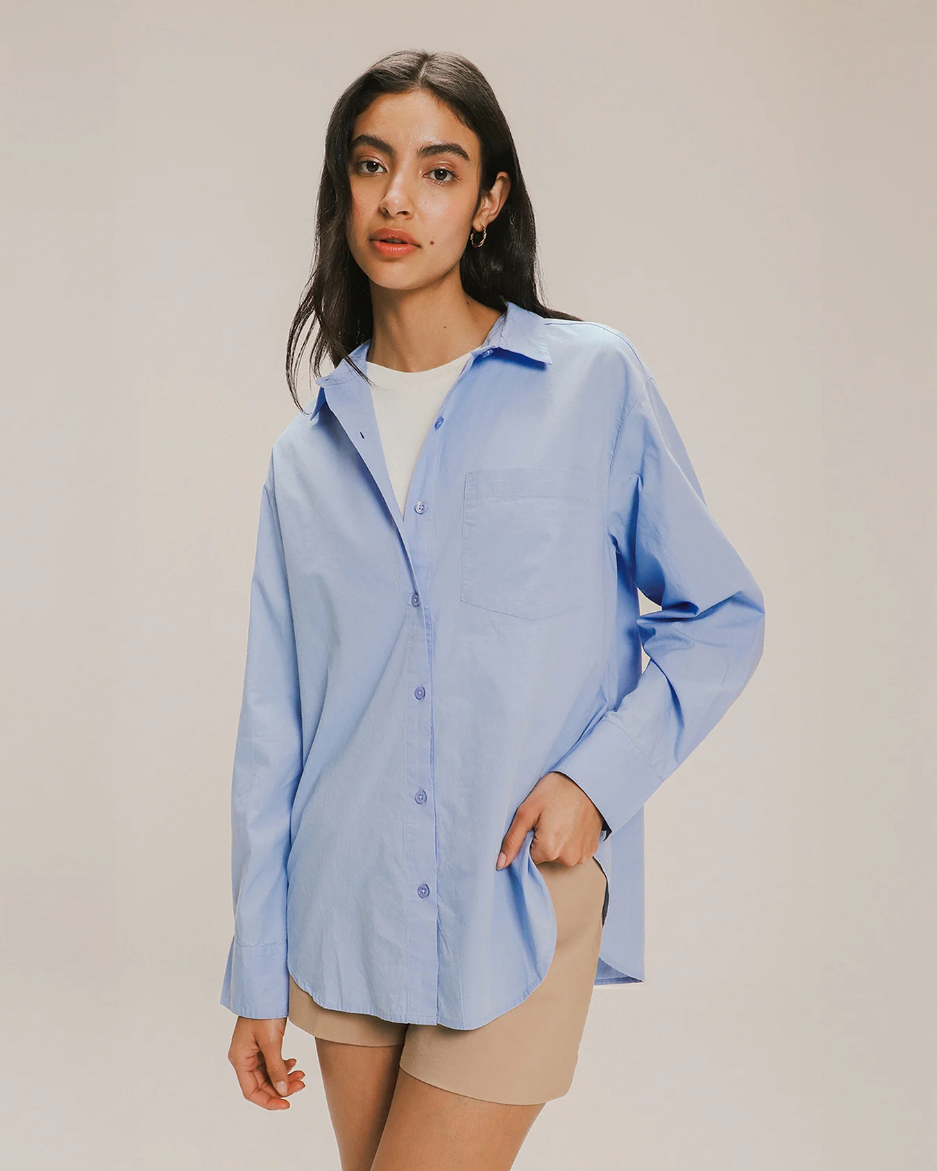 Camisa Oversize Manga Larga 1 Camisa Oversize Manga Larga