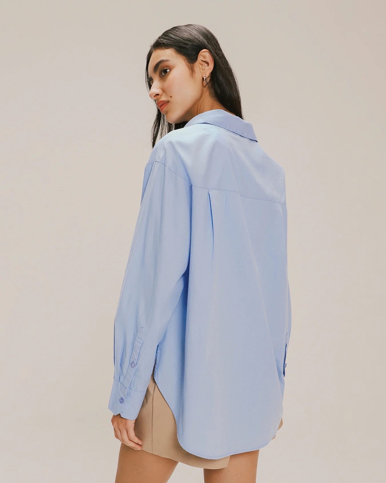 Camisa Oversize Manga Larga 3 Camisa Oversize Manga Larga