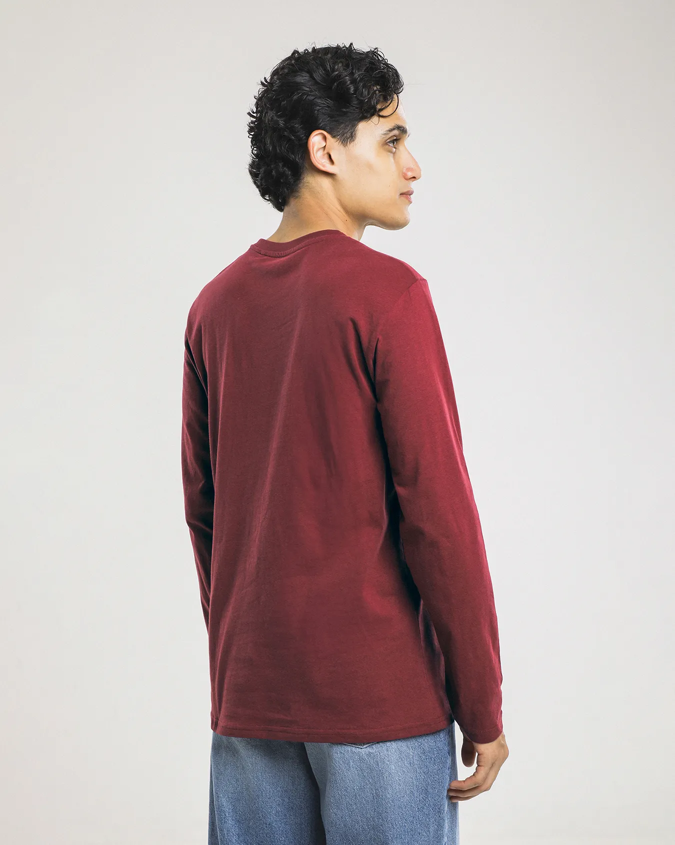 Playera Manga Larga Roja 2 Playera Manga Larga Roja