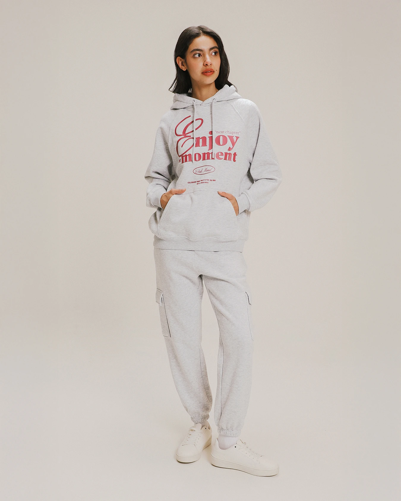 Jogger Gris Cargo De Felpa 2 Jogger Gris Cargo De Felpa