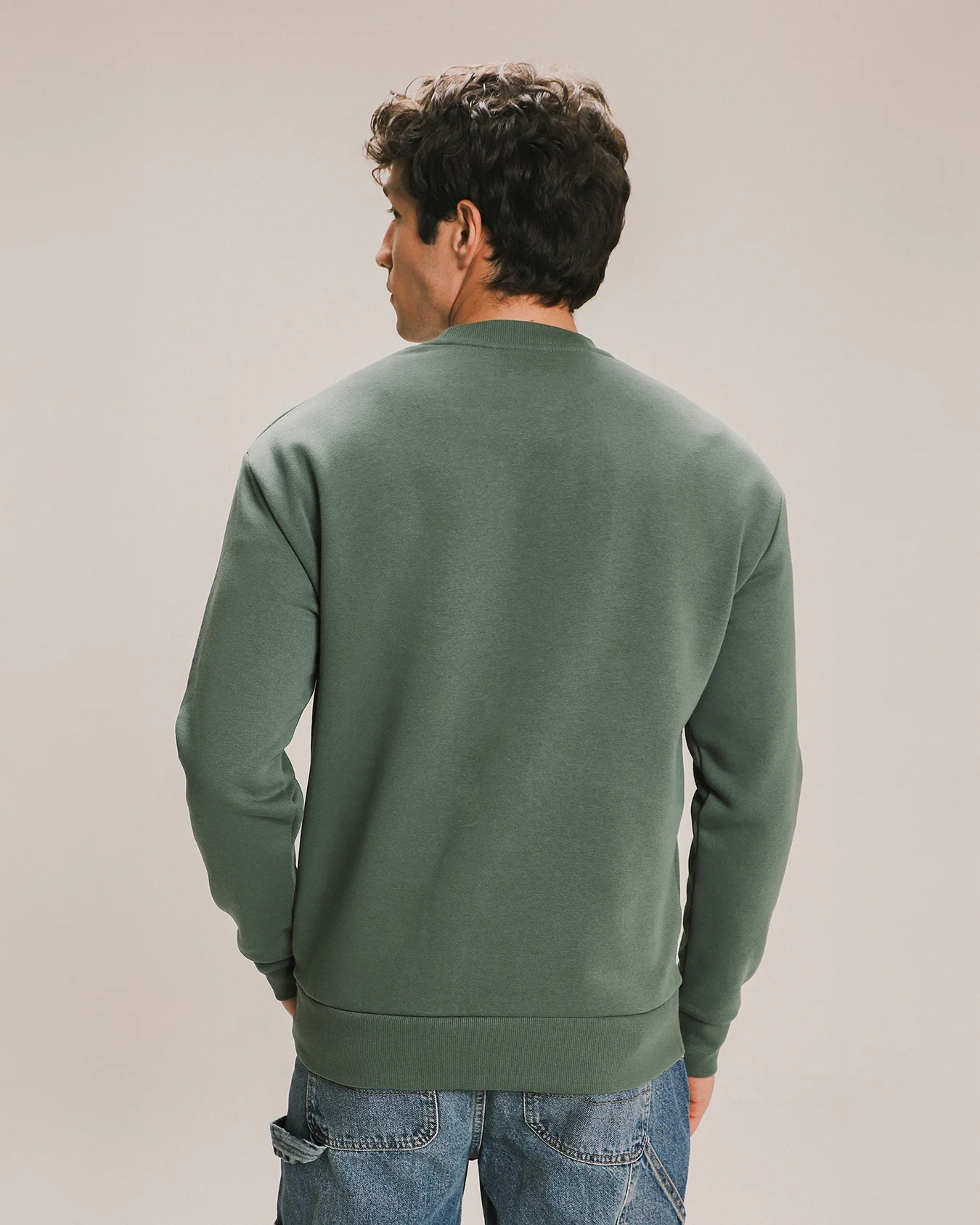 Sudadera Fit Relaxed Verde 2 Sudadera Fit Relaxed Verde