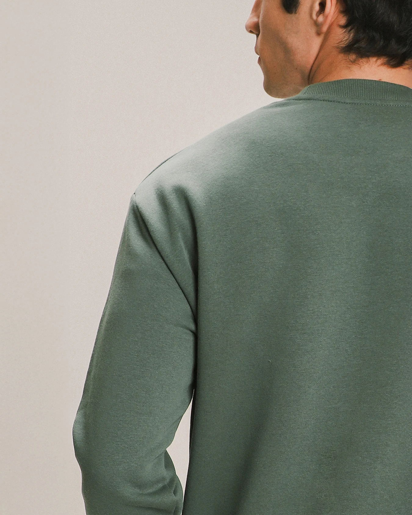 Sudadera Fit Relaxed Verde 4 Sudadera Fit Relaxed Verde