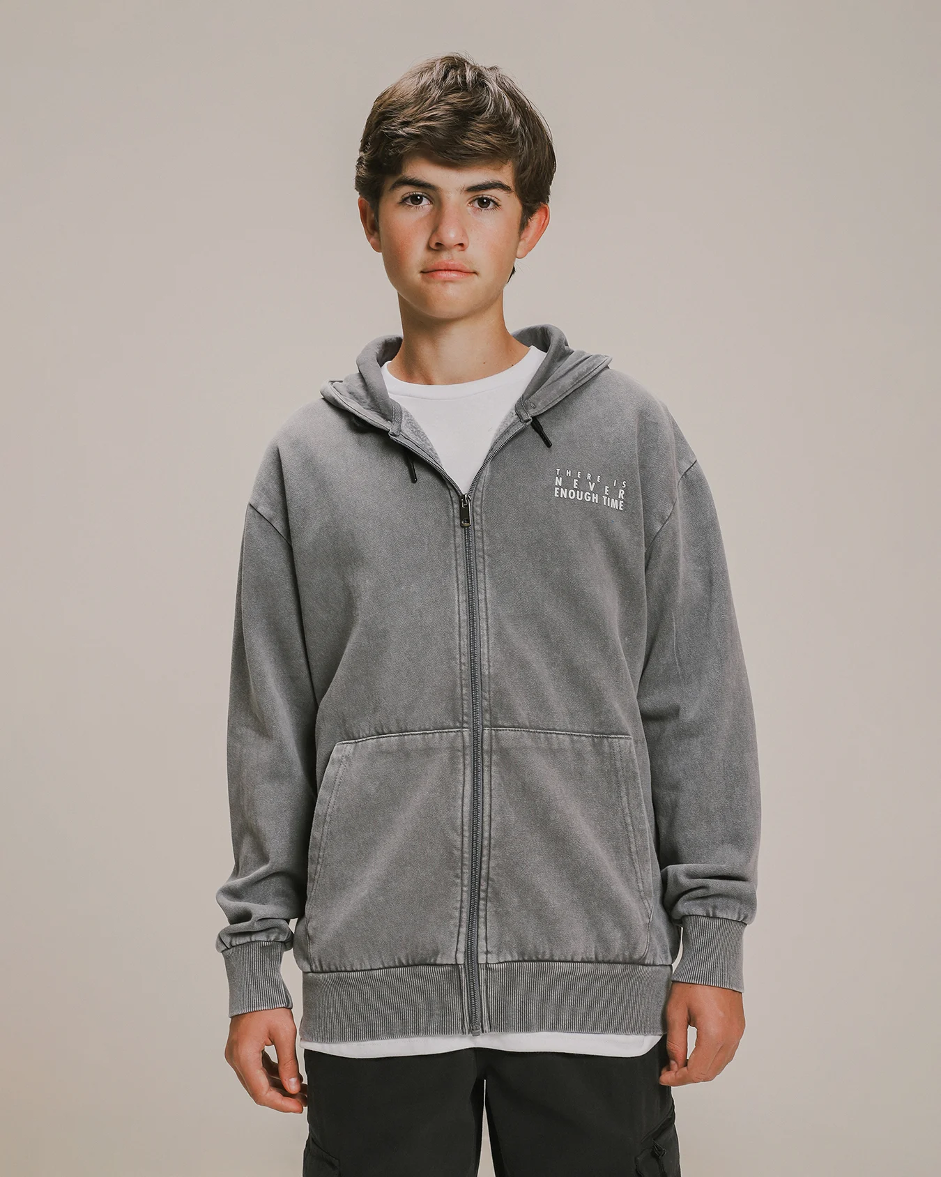 Sudadera Hoodie Gris