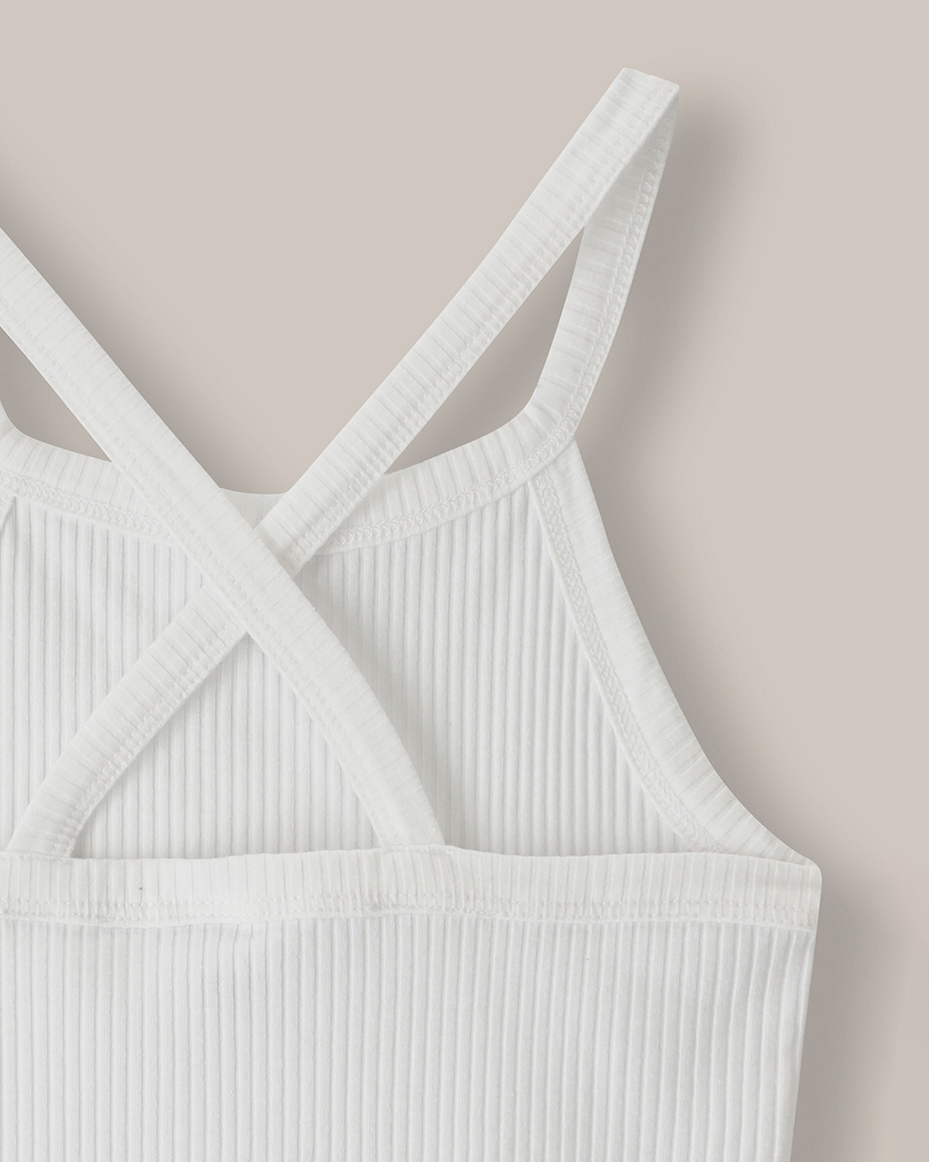 Tank Top De Rib Blanca 4 Tank Top De Rib Blanca