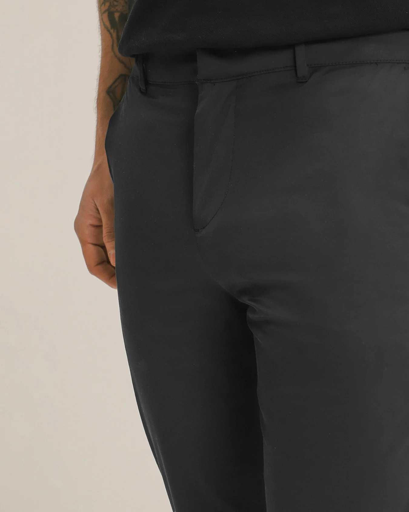 Pantalón Fit Slim Negro 3 Pantalón Fit Slim Negro