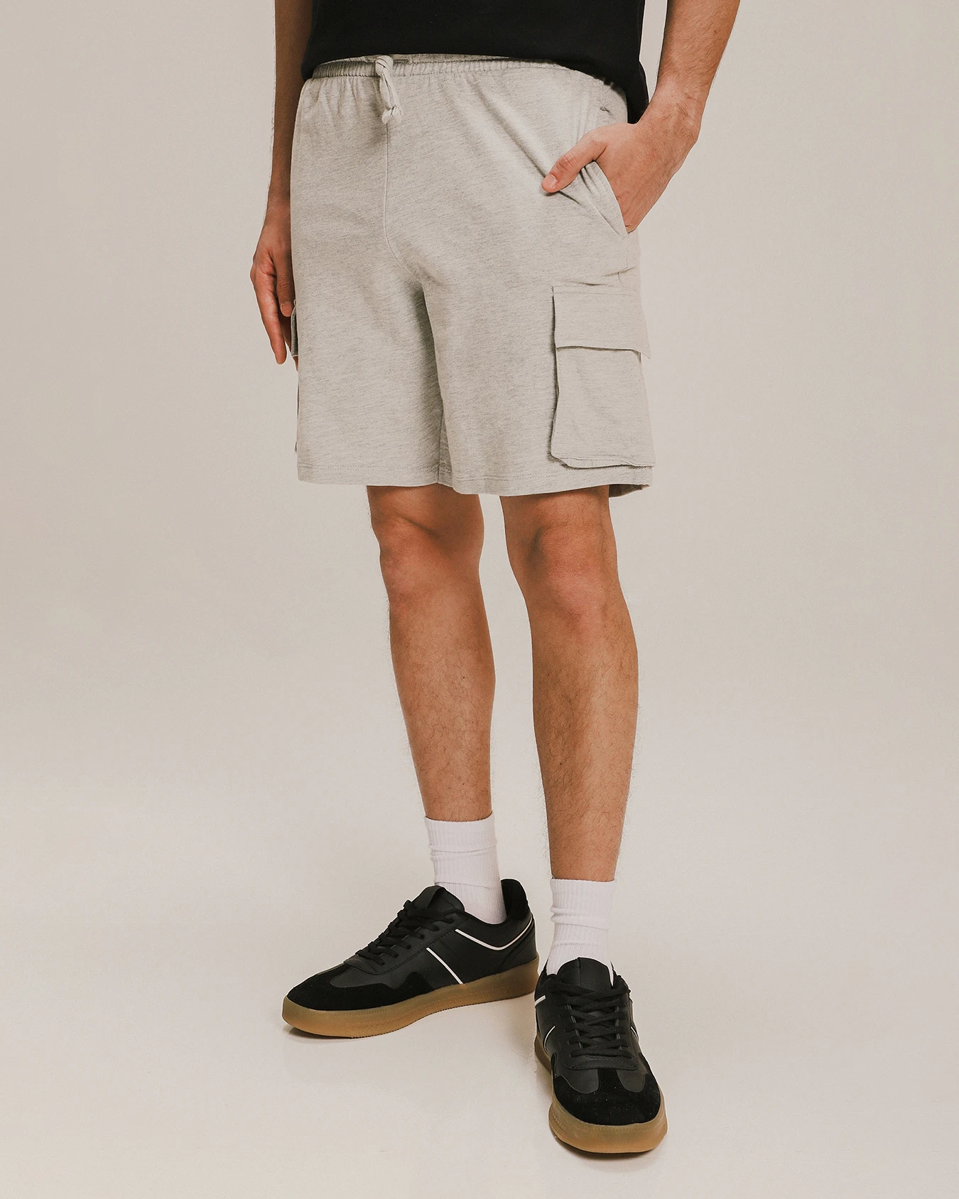 Short Bolsillos Cargo Gris