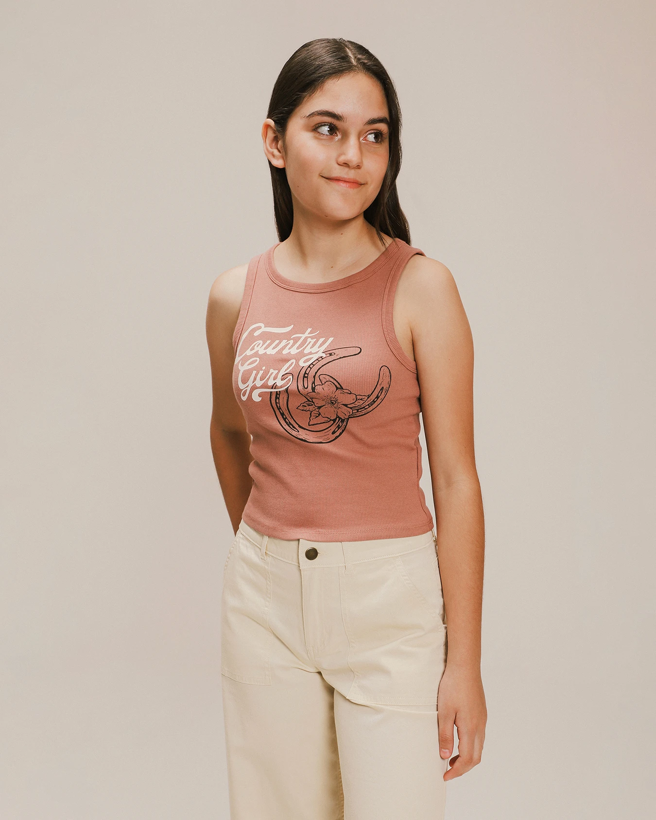 Tank Top Gráfico Frontal